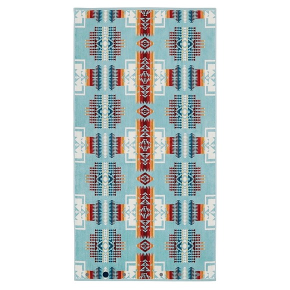 Pendleton Towel Set Unisex OS Aqua NEW Canyonlands 3-Piece Cotton Southwestern - Picture 5 of 9